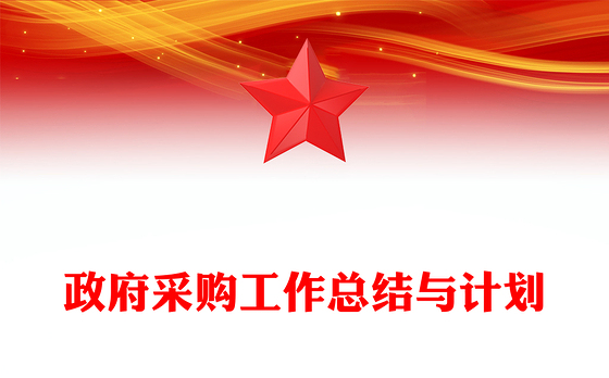 政府采购工作总结与计划