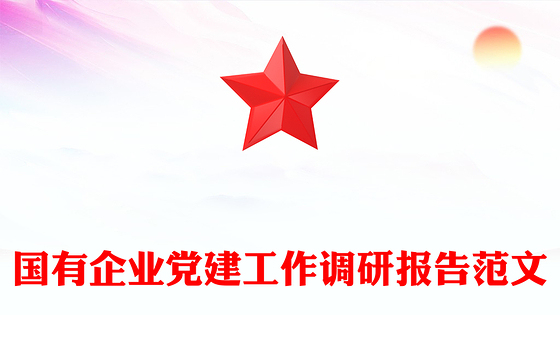 国有企业党建工作调研报告范文
