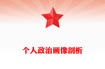 个人政治画像剖析