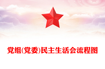党组(党委)民主生活会流程图