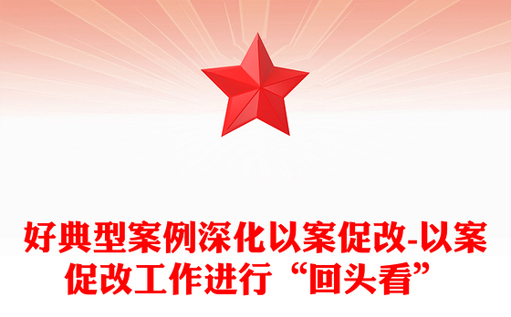 好典型案例深化以案促改-以案促改工作进行“回头看”