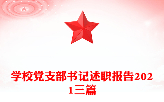 学校党支部书记述职报告2021三篇
