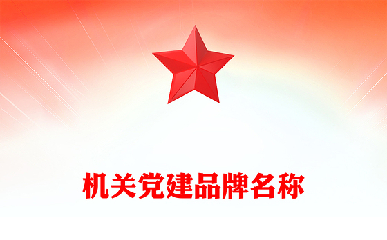 机关党建品牌名称