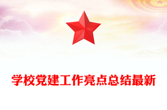 学校党建工作亮点总结最新