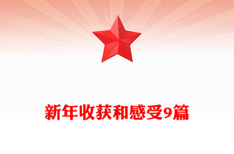 新年收获和感受9篇