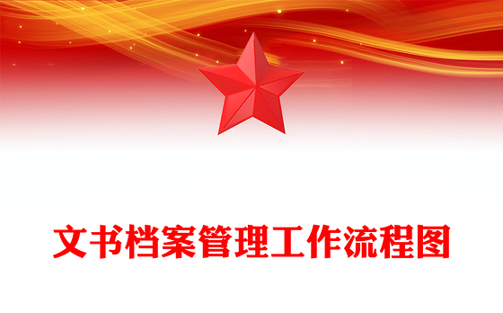 文书档案管理工作流程图