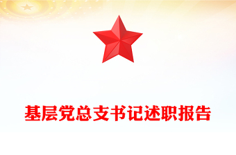 基层党总支书记述职报告