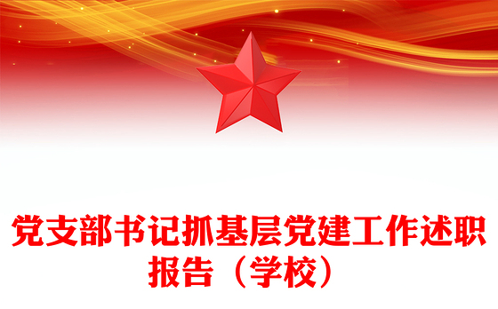 党支部书记抓基层党建工作述职报告（学校）