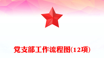 党支部工作流程图(12项)