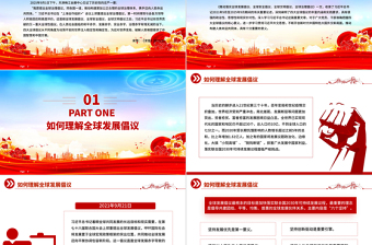 2025怎样理解四大全球倡议PPT主题党课下载